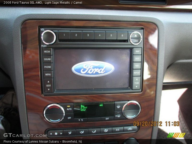 Light Sage Metallic / Camel 2008 Ford Taurus SEL AWD