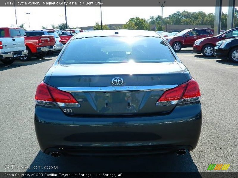 Magnetic Gray Metallic / Light Gray 2012 Toyota Avalon