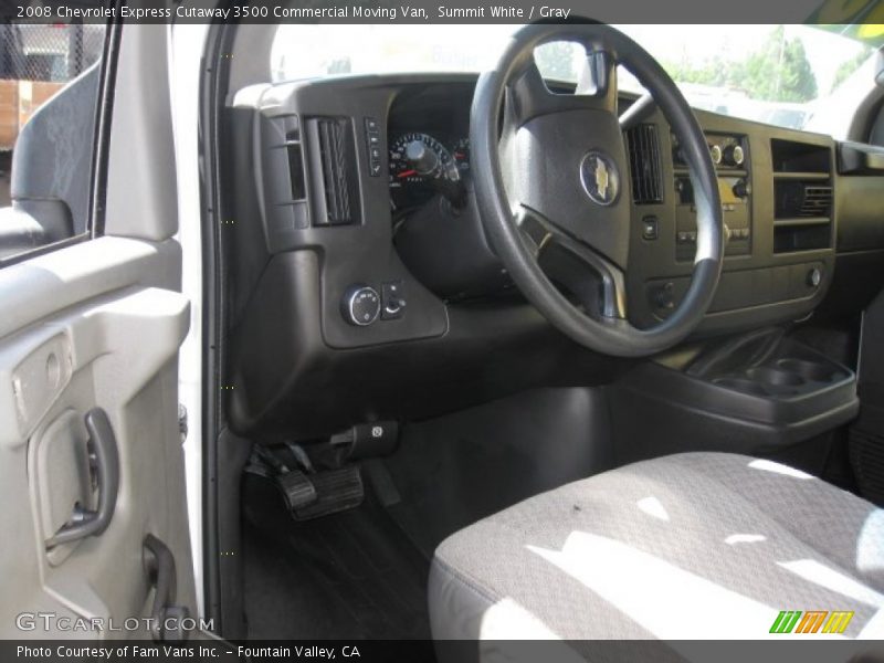 Dashboard of 2008 Express Cutaway 3500 Commercial Moving Van