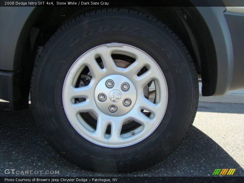 Stone White / Dark Slate Gray 2008 Dodge Nitro SXT 4x4