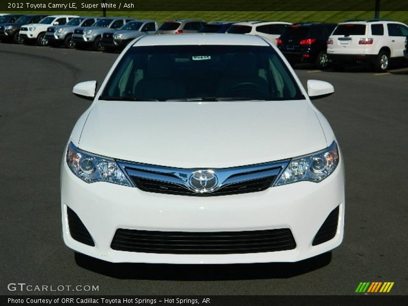 Super White / Ash 2012 Toyota Camry LE