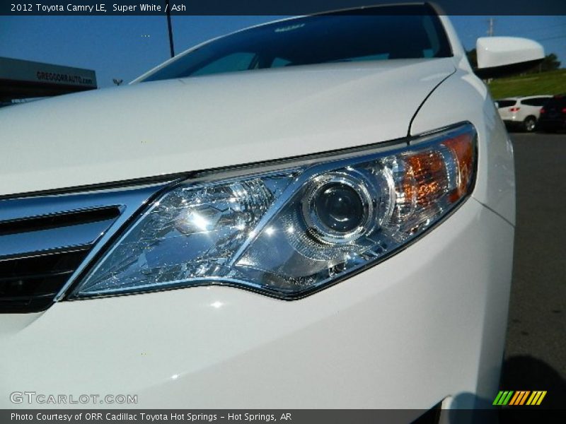 Super White / Ash 2012 Toyota Camry LE