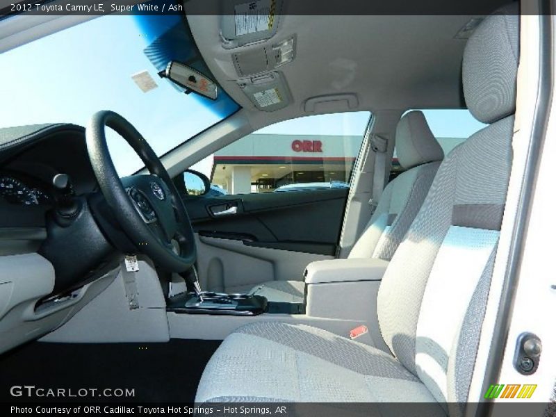 Super White / Ash 2012 Toyota Camry LE