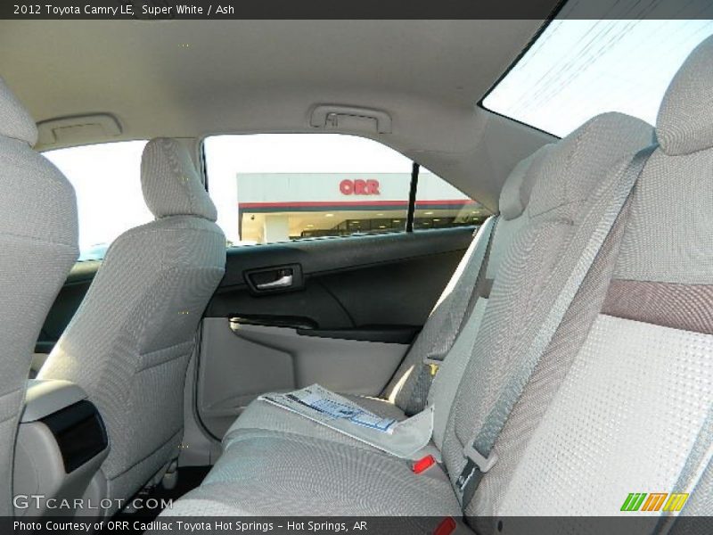 Super White / Ash 2012 Toyota Camry LE