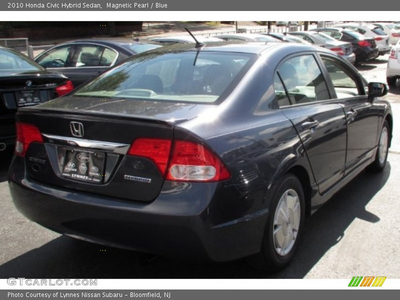 Magnetic Pearl / Blue 2010 Honda Civic Hybrid Sedan