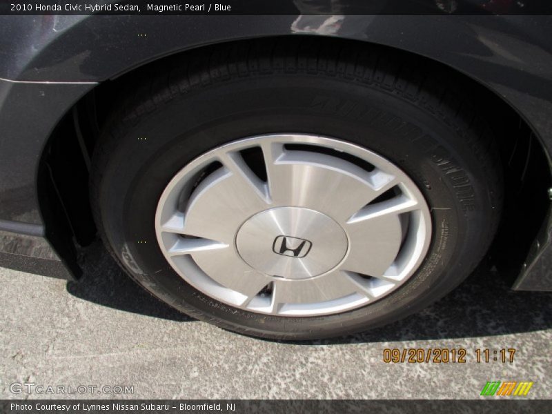 Magnetic Pearl / Blue 2010 Honda Civic Hybrid Sedan