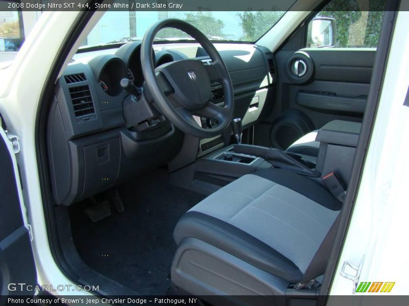 Stone White / Dark Slate Gray 2008 Dodge Nitro SXT 4x4