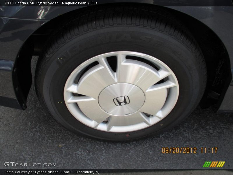 Magnetic Pearl / Blue 2010 Honda Civic Hybrid Sedan