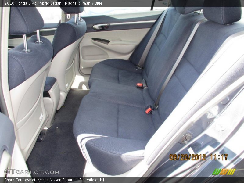 Magnetic Pearl / Blue 2010 Honda Civic Hybrid Sedan