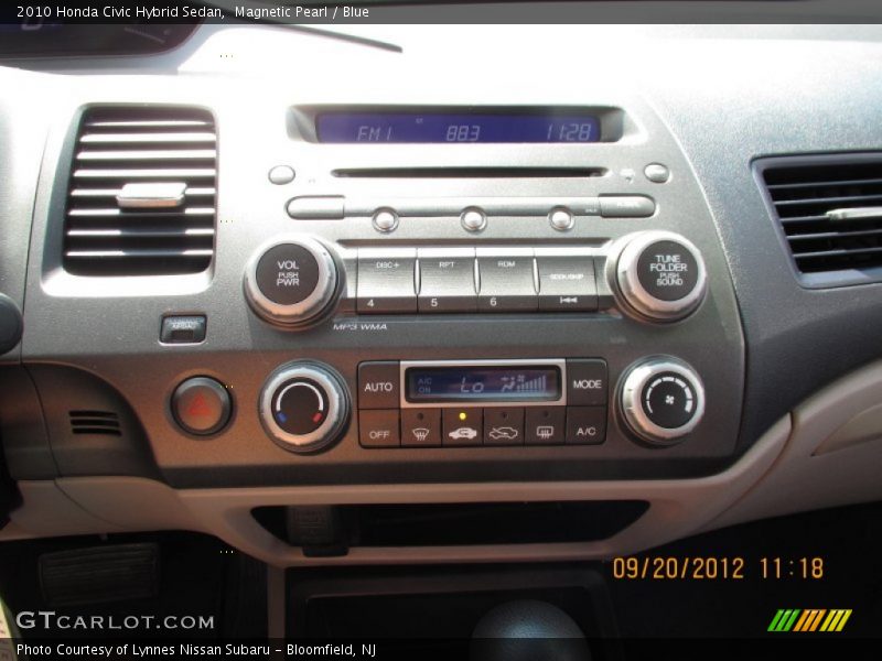 Magnetic Pearl / Blue 2010 Honda Civic Hybrid Sedan