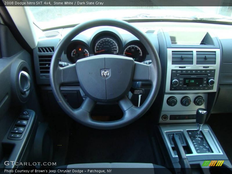 Stone White / Dark Slate Gray 2008 Dodge Nitro SXT 4x4