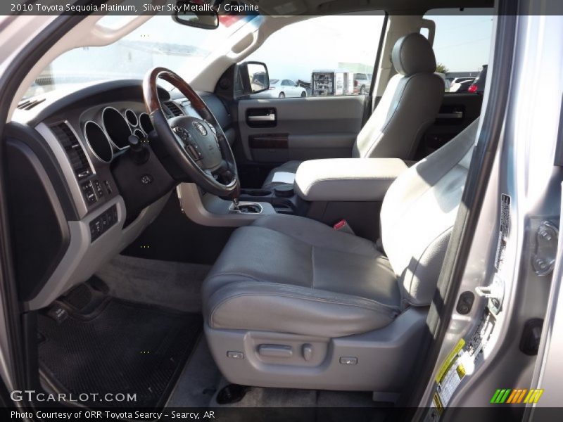 Silver Sky Metallic / Graphite 2010 Toyota Sequoia Platinum