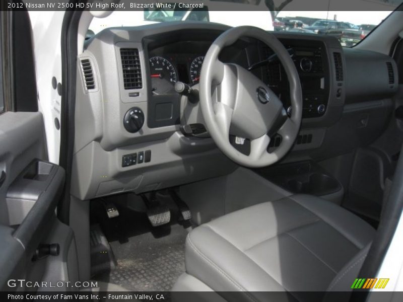 Blizzard White / Charcoal 2012 Nissan NV 2500 HD SV High Roof