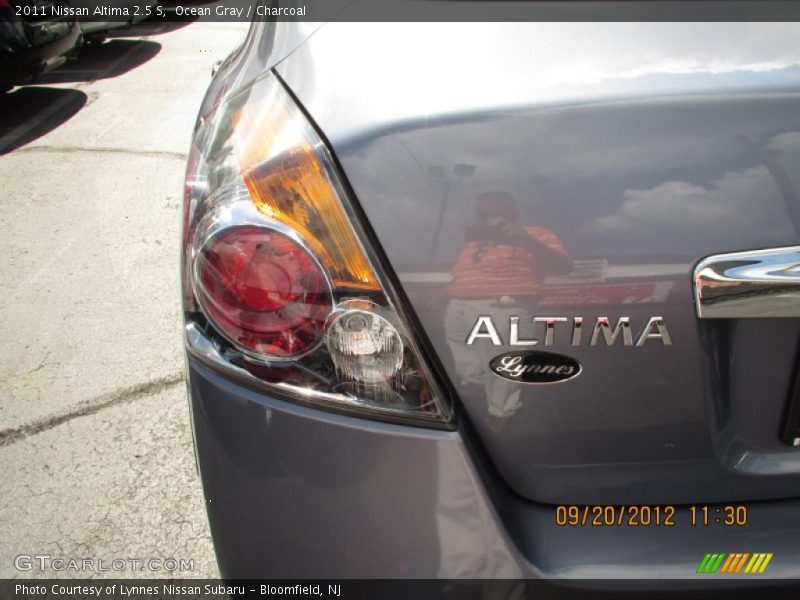 Ocean Gray / Charcoal 2011 Nissan Altima 2.5 S