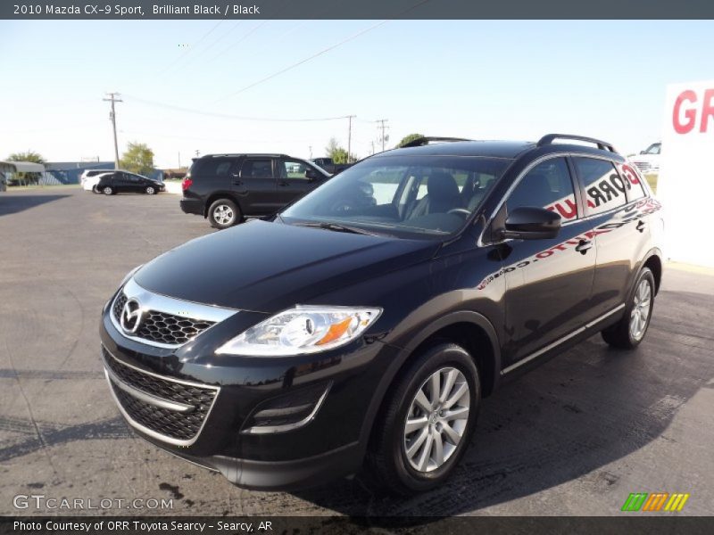Brilliant Black / Black 2010 Mazda CX-9 Sport