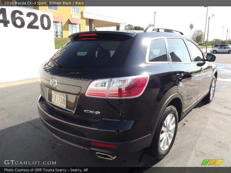 Brilliant Black / Black 2010 Mazda CX-9 Sport