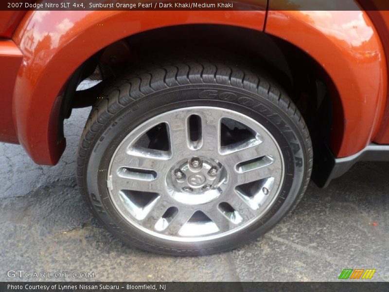 Sunburst Orange Pearl / Dark Khaki/Medium Khaki 2007 Dodge Nitro SLT 4x4