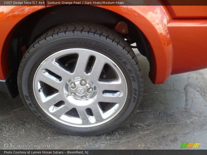 Sunburst Orange Pearl / Dark Khaki/Medium Khaki 2007 Dodge Nitro SLT 4x4