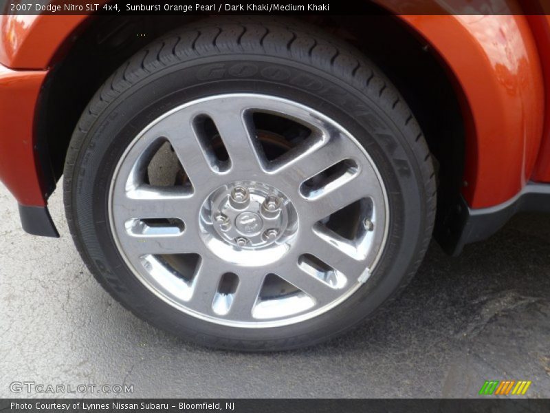 Sunburst Orange Pearl / Dark Khaki/Medium Khaki 2007 Dodge Nitro SLT 4x4