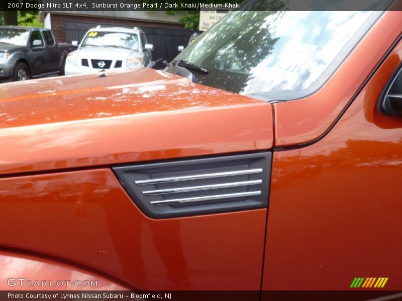 Sunburst Orange Pearl / Dark Khaki/Medium Khaki 2007 Dodge Nitro SLT 4x4