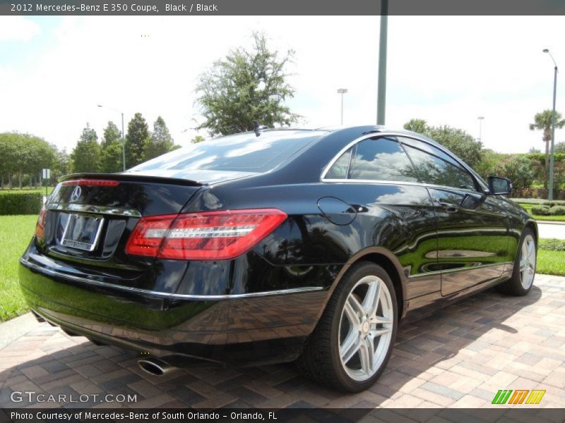 Black / Black 2012 Mercedes-Benz E 350 Coupe