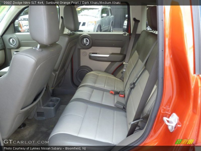 Sunburst Orange Pearl / Dark Khaki/Medium Khaki 2007 Dodge Nitro SLT 4x4