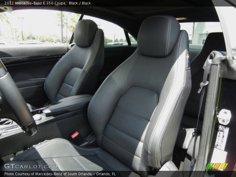 Black / Black 2012 Mercedes-Benz E 350 Coupe