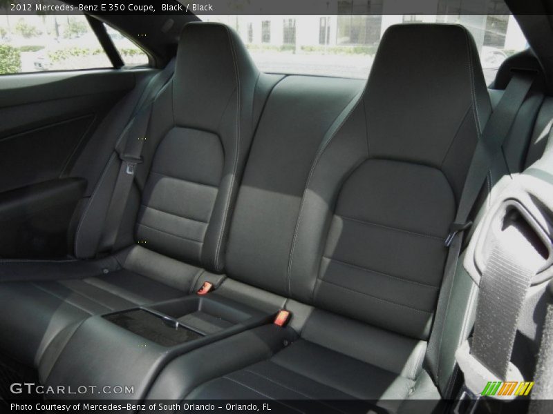 Rear Seat of 2012 E 350 Coupe