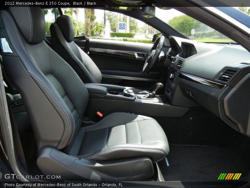  2012 E 350 Coupe Black Interior