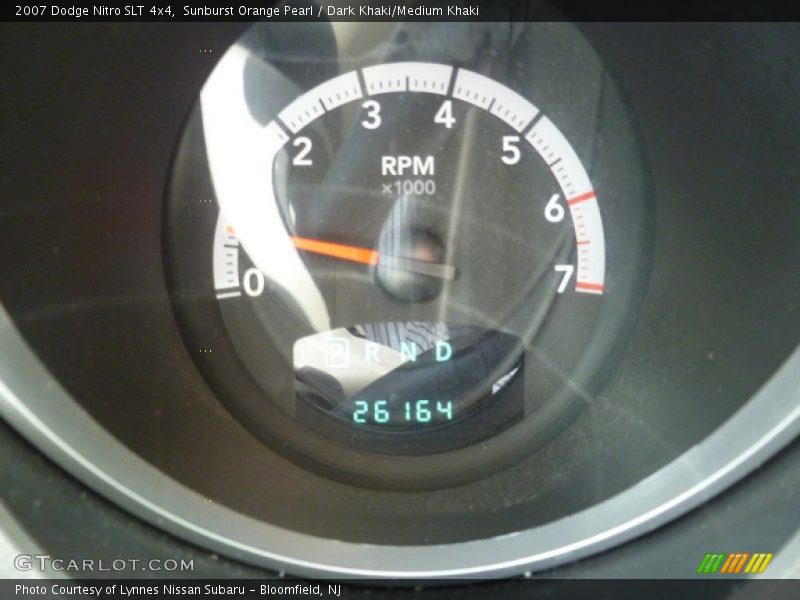 Sunburst Orange Pearl / Dark Khaki/Medium Khaki 2007 Dodge Nitro SLT 4x4