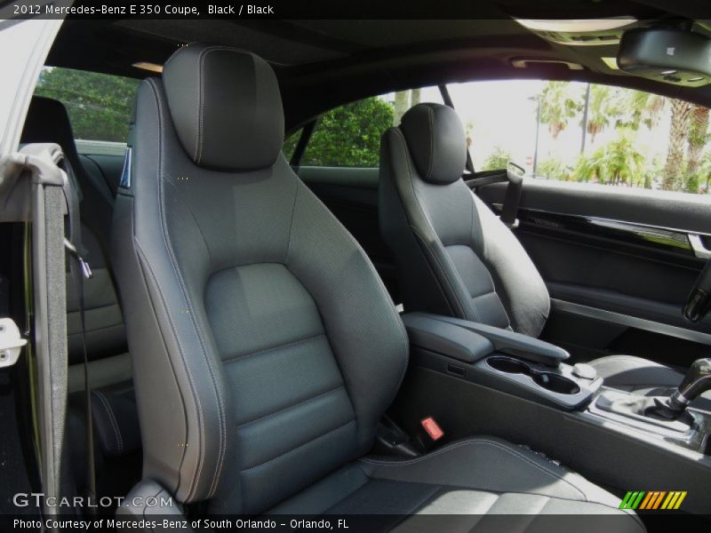 Front Seat of 2012 E 350 Coupe