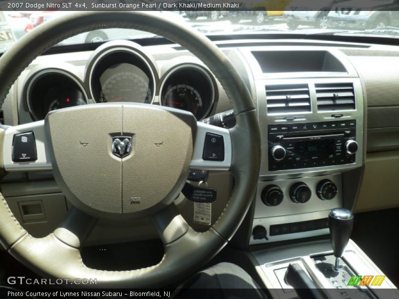 Sunburst Orange Pearl / Dark Khaki/Medium Khaki 2007 Dodge Nitro SLT 4x4