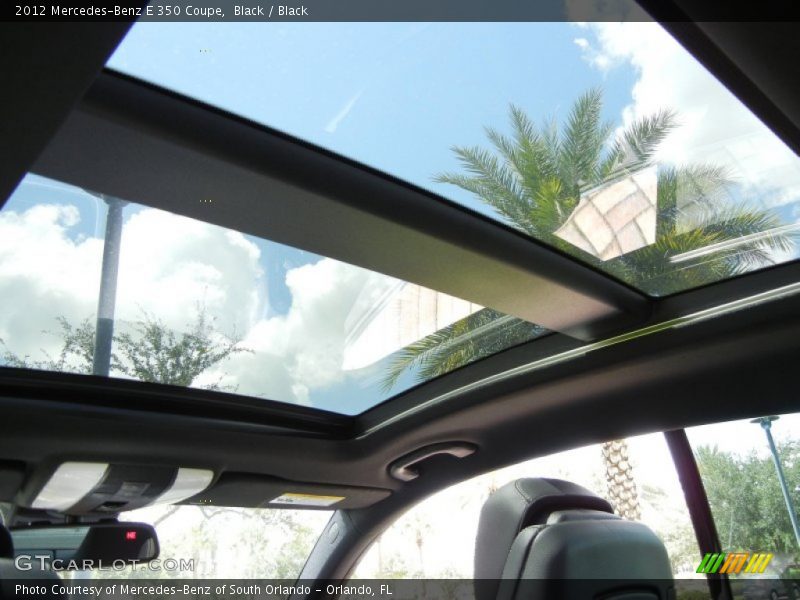 Sunroof of 2012 E 350 Coupe