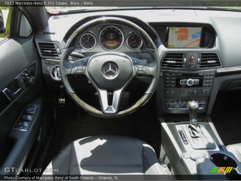 Black / Black 2012 Mercedes-Benz E 350 Coupe