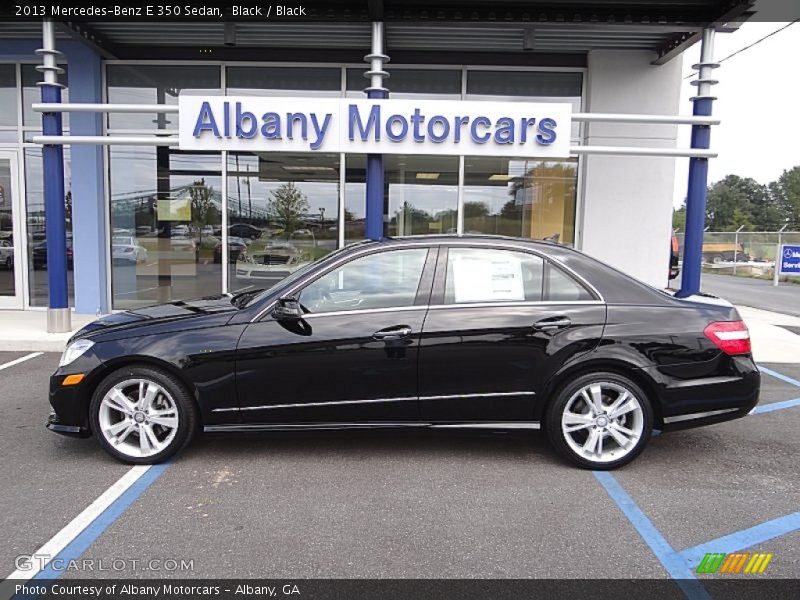 Black / Black 2013 Mercedes-Benz E 350 Sedan