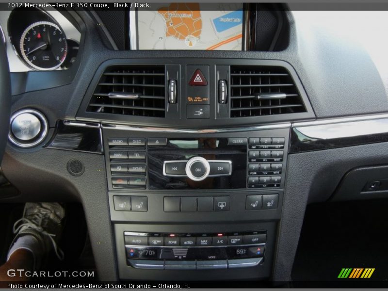 Controls of 2012 E 350 Coupe