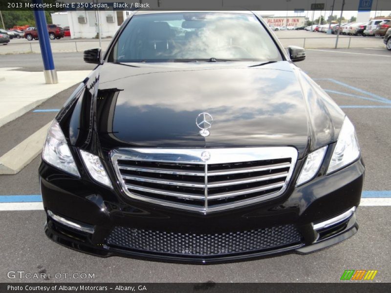 Black / Black 2013 Mercedes-Benz E 350 Sedan