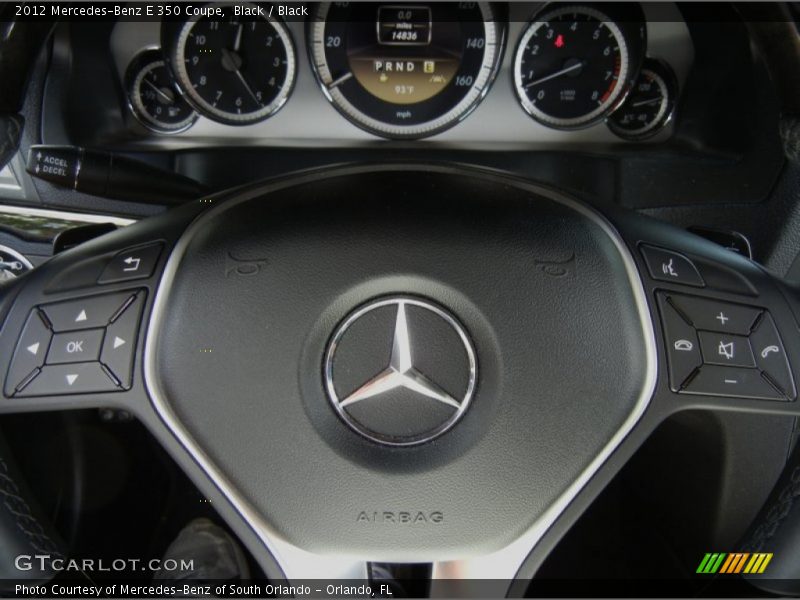 Black / Black 2012 Mercedes-Benz E 350 Coupe