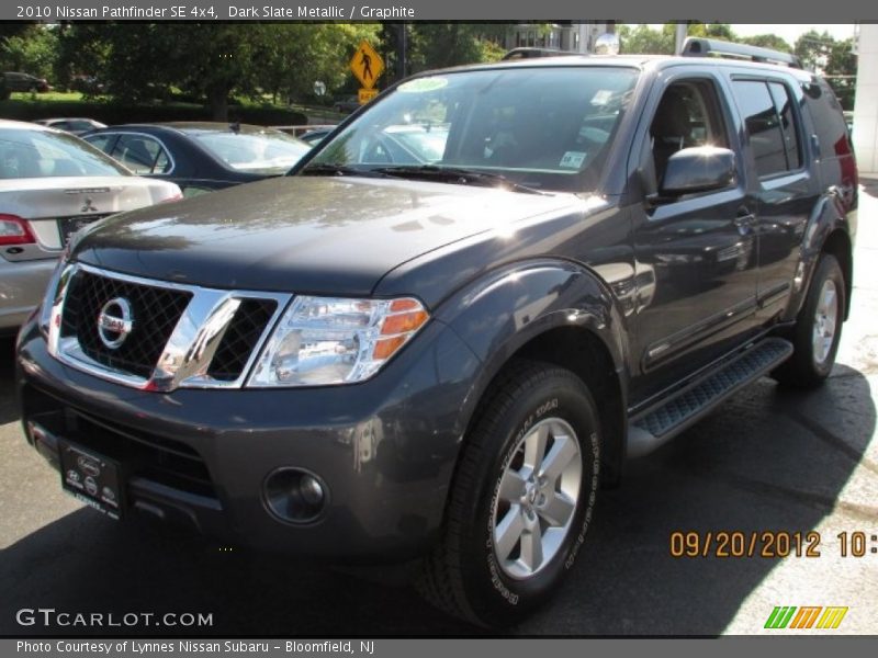 Dark Slate Metallic / Graphite 2010 Nissan Pathfinder SE 4x4