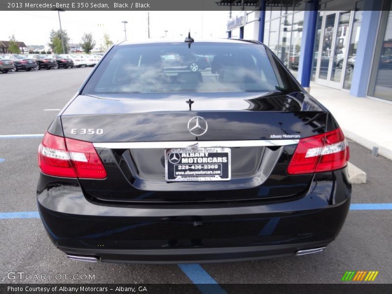 Black / Black 2013 Mercedes-Benz E 350 Sedan