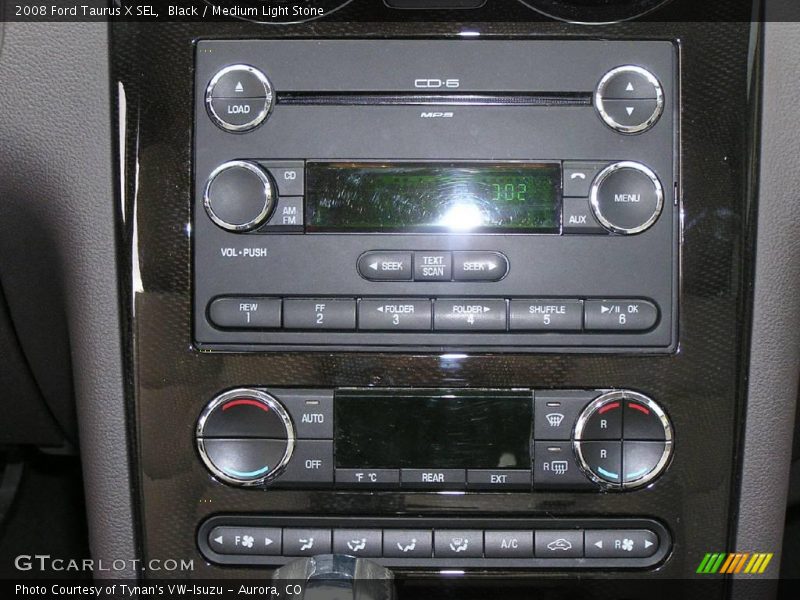 Black / Medium Light Stone 2008 Ford Taurus X SEL