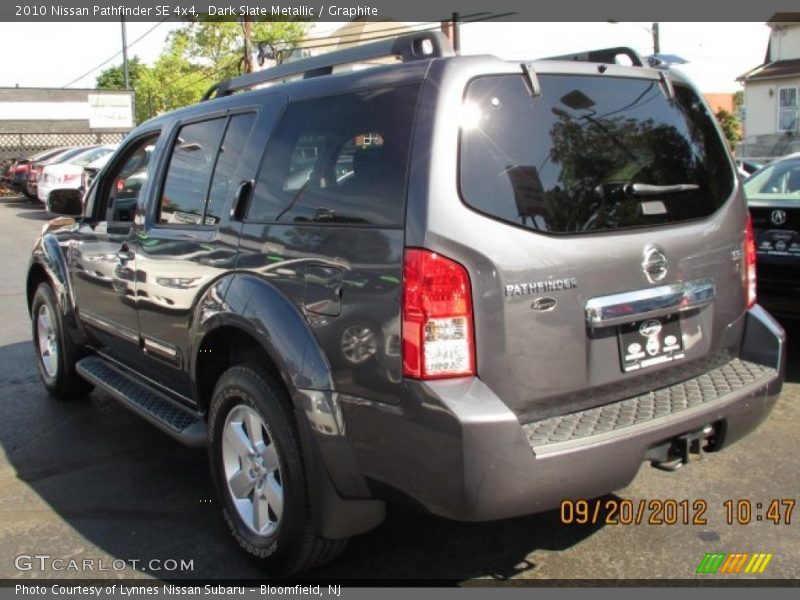 Dark Slate Metallic / Graphite 2010 Nissan Pathfinder SE 4x4