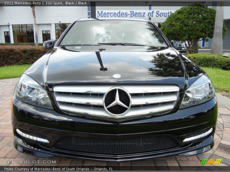 Black / Black 2011 Mercedes-Benz C 300 Sport