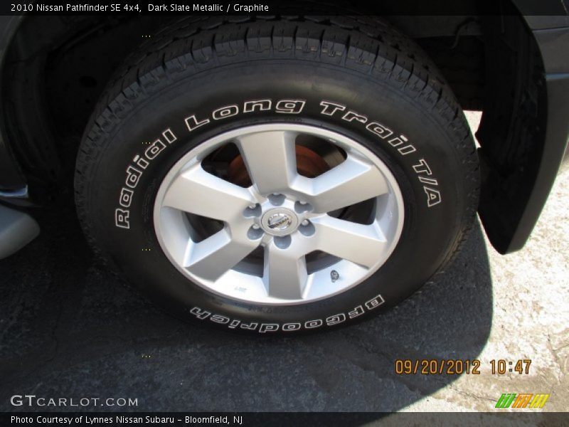 Dark Slate Metallic / Graphite 2010 Nissan Pathfinder SE 4x4