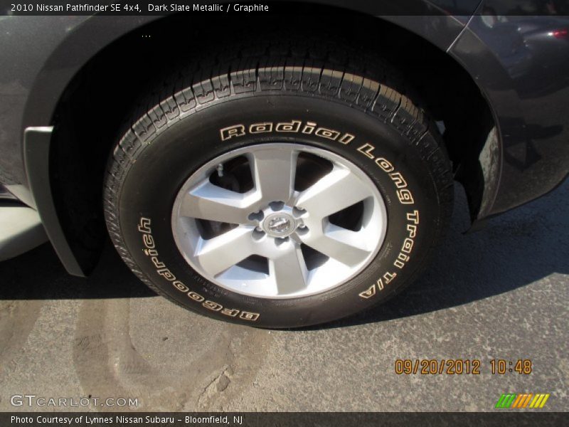 Dark Slate Metallic / Graphite 2010 Nissan Pathfinder SE 4x4