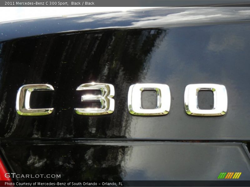Black / Black 2011 Mercedes-Benz C 300 Sport