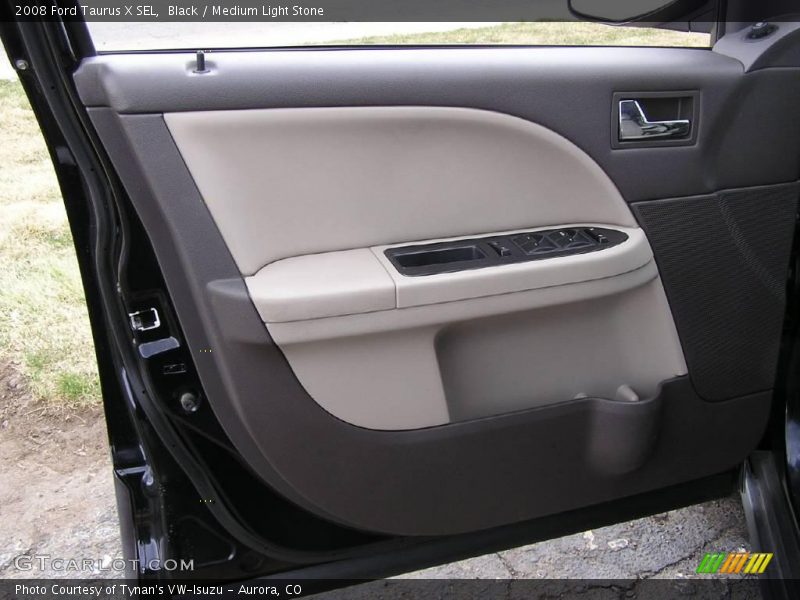 Black / Medium Light Stone 2008 Ford Taurus X SEL