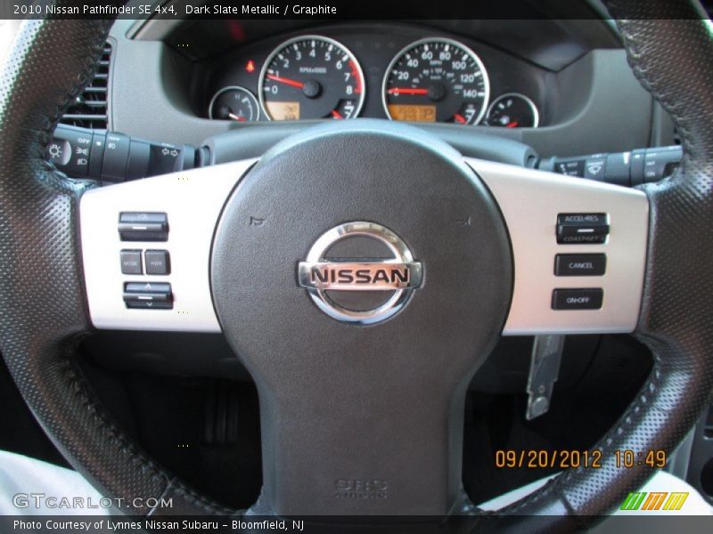 Dark Slate Metallic / Graphite 2010 Nissan Pathfinder SE 4x4