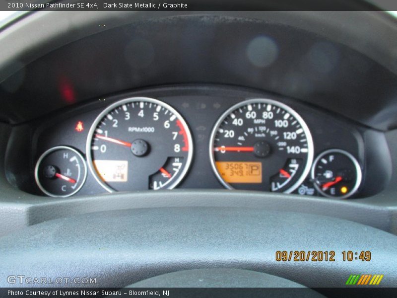 Dark Slate Metallic / Graphite 2010 Nissan Pathfinder SE 4x4