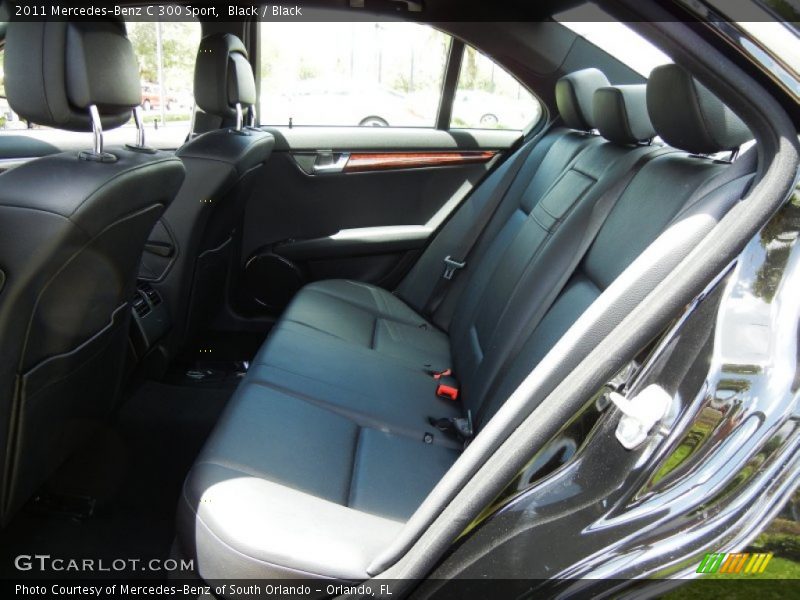 Black / Black 2011 Mercedes-Benz C 300 Sport